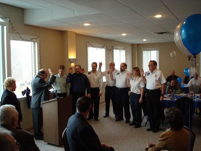 Jan. 6, 2008 Installation: Pat Bujarski, Louie Luongo, John Petranchik, Wylie Sypher, Stuart Wells, Kori Hansen, Mike McHugh